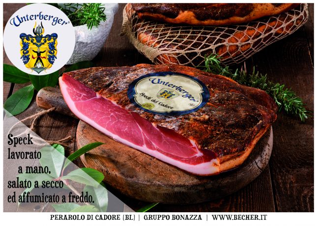 Speck Cadore mezza pagina pubblicitaria